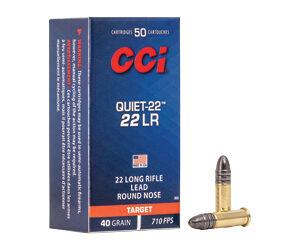 CCI Quiet 22LR 40gr LRN Ammunition 50rd