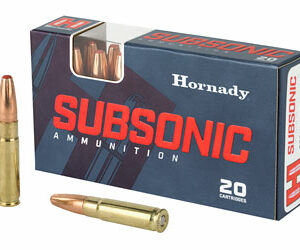 Hornady SUB-X Ammunition 300 Blackout 190gr 20rd Subsonic