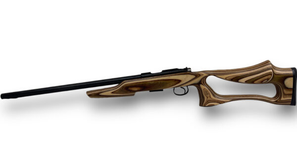 CZ 455 Varmint 17HMR 20" 5rd Brown Thumbhole Stock - Image 5