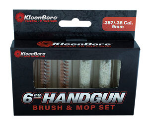 KLEEN BR HG 9MM BRUSH & MOP SET 6PC