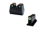GLOCK N2 MOS Night Sight Green/White Ring