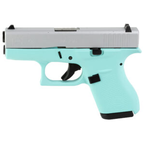 Glock 42 380 ACP 6rd Robins Egg Silver