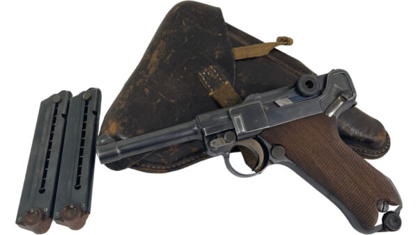DWM Luger P.08 9mm 4” Parabellum 1917 w/ Holster 3 Mags