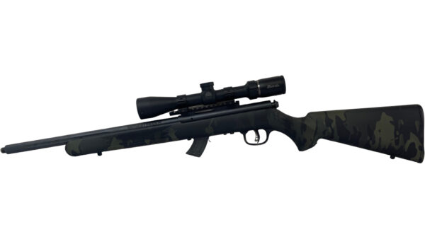Savage Mark II 22LR Bolt Action 16.5" Bull Fluted Multi w/ Burris 3-9 - Image 5