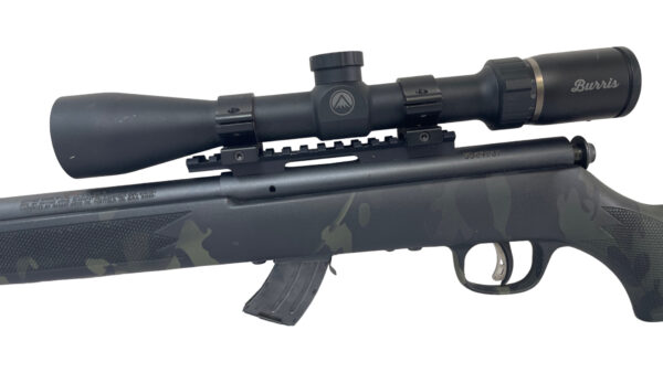 Savage Mark II 22LR Bolt Action 16.5" Bull Fluted Multi w/ Burris 3-9 - Image 7