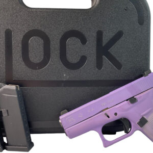 Glock 42 380ACP 3.25" 6rd Purple Night Sights - OG Case 2 Mags