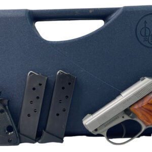 Beretta Tomcat 3032 32ACP 2.4" 7rd Stainless - OG Case 2 Mags Grips