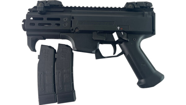 CZ Scorpion Evo 3 S2 9mm 4" 20rd Black MBUS - 2 Mags