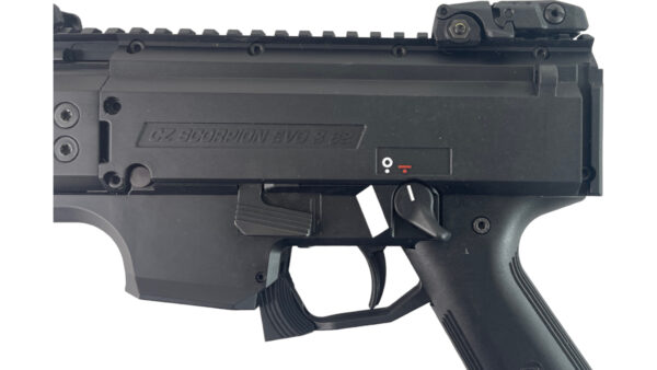 CZ Scorpion Evo 3 S2 9mm 4" 20rd Black MBUS - 2 Mags - Image 4