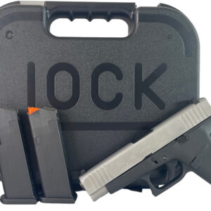 Glock 48 Slim Line 9mm 4.17" 10rd Stainless / Black - OG Case 2 Mags