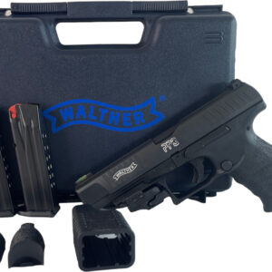 Walther PPQ M2 9mm 5" 15rd w/ Crimson Trace Laser - OG Case 2 Mags
