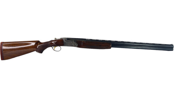 Ithaca / SKB 600 Engraved Stainless / Blued 12ga 3" 30"