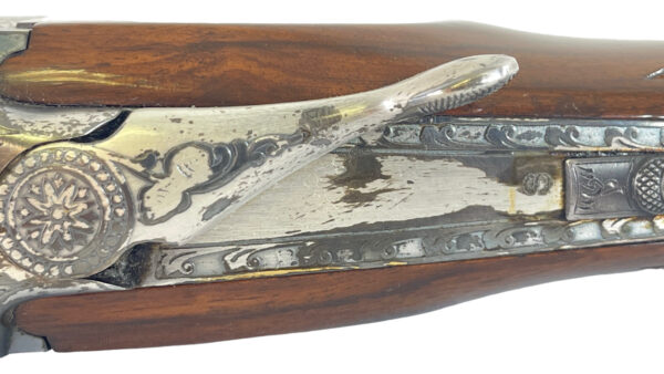 Ithaca / SKB 600 Engraved Stainless / Blued 12ga 3" 30" - Image 21