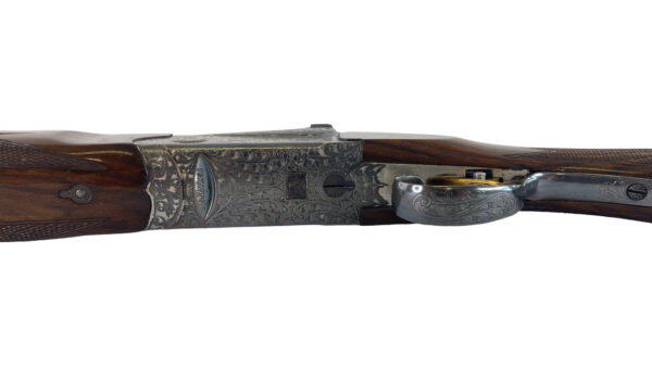 Ithaca / SKB 600 Engraved Stainless / Blued 12ga 3" 30" - Image 31