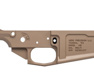 Aero M5 AR10 Stripped Lower Receiver Flat Dark Earth