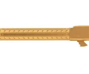 Ballistic Barrel for Glock 17 Threaded Barrel Flat Gold Finish