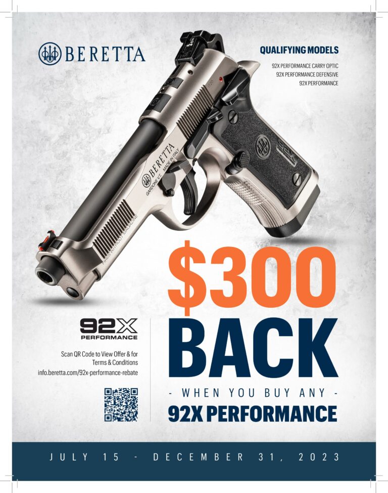 Beretta Rebates July 2024