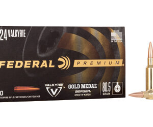 Federal Gold Medal 224 Valkyrie 80.5 Grain Berger 20/200 Rounds