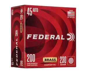 Federal Champion 45 ACP 230 Grain Full Metal Jacket 200 Count