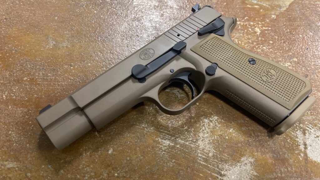 FN High Power Pistol Chambered in 9mm in FDE finish