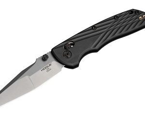 Hogue Deka 3.25-Inch Wharncliffe Tumbled Plywood Black