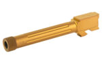 Long Slide Lengthened and Ported Barrel for Glock 17 Threaded Barrel Copper