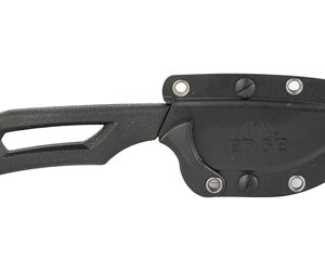 Outdoor Edge Pivot Drop-Point Knife with Sheath, Black