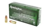 Remington Subsonic 9mm 147 Grain 50 Round Box / 500 Round Case