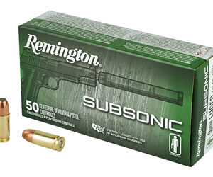 Remington Subsonic 9mm 147 Grain 50 Round Box / 500 Round Case