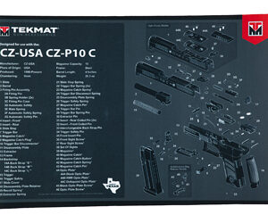 Tekmat Pistol Mat for CZ P-10C Black