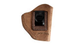 Universal Size 2 Ambidextrous Brown Leather Inside the Waistband Holster