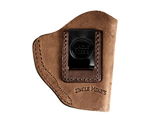Universal Size 2 Ambidextrous Brown Leather Inside the Waistband Holster