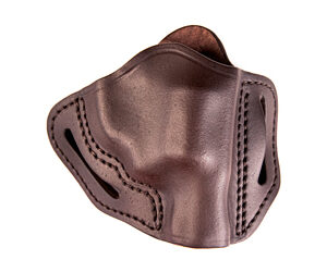 Universal Mount Leather Outside Waistband J-Frame Holster Right Hand Brown