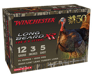 Winchester Long Beard XR Turkey 12 Gauge 3 Inch #5 Shot 1.75 Ounce 10 Rounds
