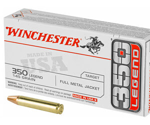 Winchester USA 350 Legend 145 Grain Full Metal Jacket (FMJ) 20 Rounds / 200 Rounds