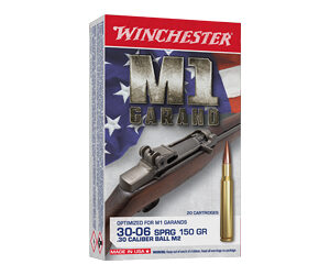 Winchester M1 Garand .30-06 Springfield 150 Grain 20 Round Box (200 Rounds)