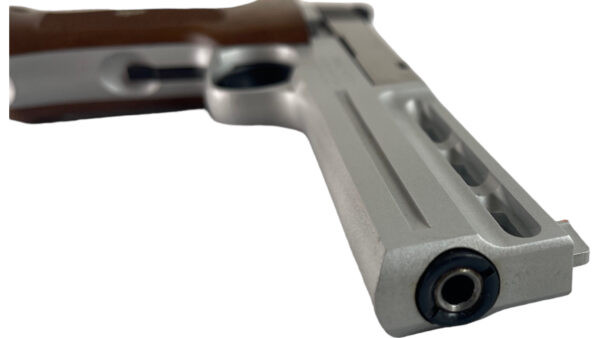 Smith & Wesson 622 22LR 6" 12rd Stainless / Wood - OG Case 3 Mags - Image 4