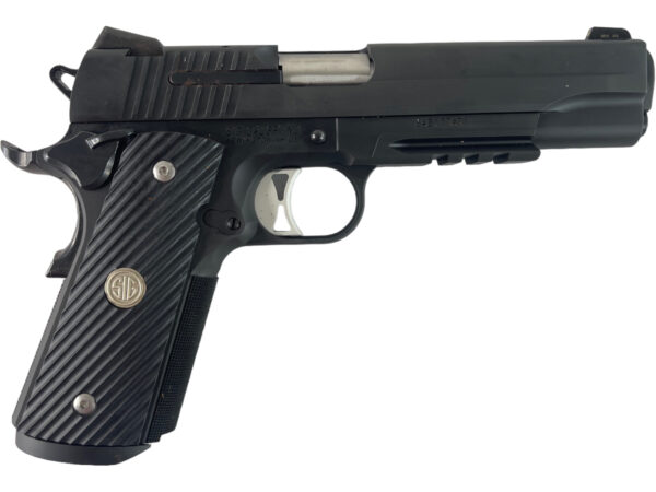 Sig Sauer 1911 R Tactops 10mm 5" 8rd Night Sights Rail 4 Mags - Image 5