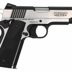 Colt O4082CECOMBT Elite Combat 9mm Night Sights 4.25" 8 Round Two Tone