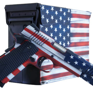 CIT CITC45FUSAAC 1911-A1 .45 Full Size Black With Ammo Cerakote Red/White/Blue