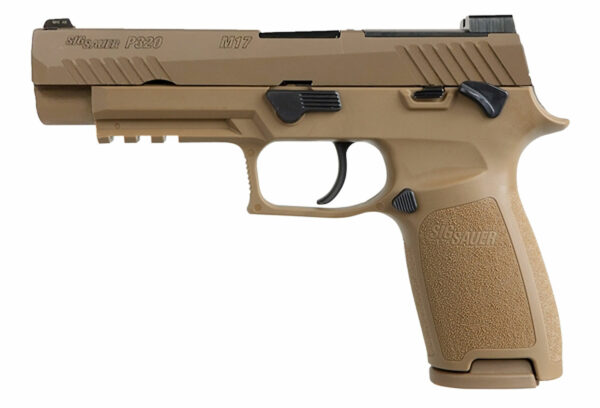 SIG Sauer P320F9M17MSMA-MA P320 9mm M17 4.7" 10-round Coyote