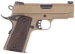 EAA 390044 Girsan MC1911 Officer .45 ACP 3.4" 6 Round Flat Dark Earth
