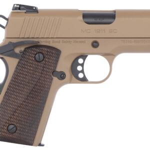 EAA 390044 Girsan MC1911 Officer .45 ACP 3.4" 6 Round Flat Dark Earth