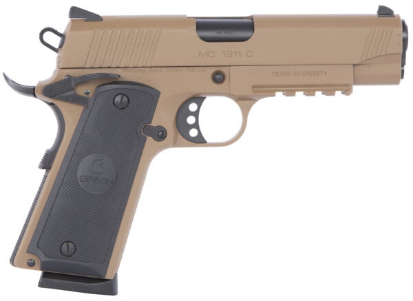 EAA 390074 Girsan MC1911 Commander 45 ACP 4.48" Flat Dark Earth