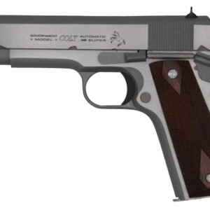 Colt O1911C-SS38 Government 38 Super 5 Inch Stainless Steel
