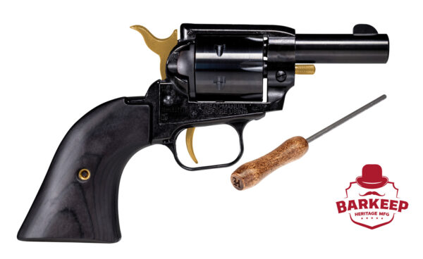 Heritage Barkeep .22 LR 6-Shot Gold/Black Revolver