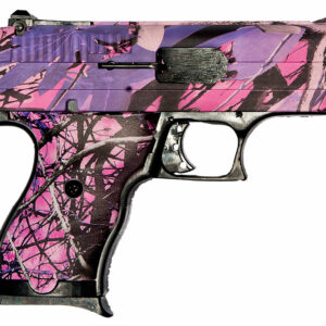 Hi-P CF380PI3803 9mm/.380 ACP Semi-Automatic Handgun with 3.58" Barrel, Rose Pink Camouflage Finish