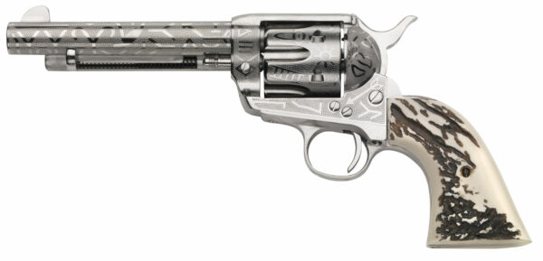 TAY 200062 1873 Cattleman Brass Frame Stag .357 Magnum 5.5 Inch