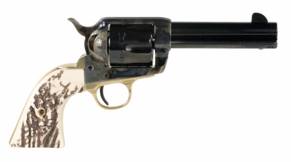TAY 200064 1873 Cattleman Brass Frame Stag Grip .45 Long Colt 4.75"