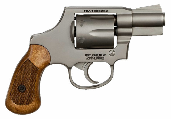 Rock Island Armory Model 51289 M206 Spurless Matte Finish 38 Special Nickel Plated